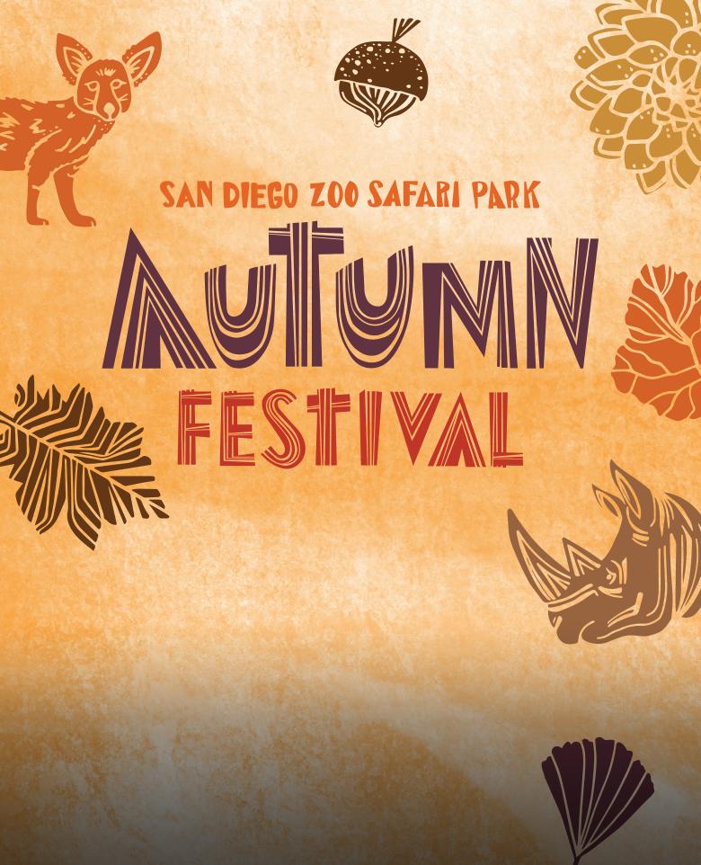 San Diego Zoo Safari Park Autumn Festival Banner