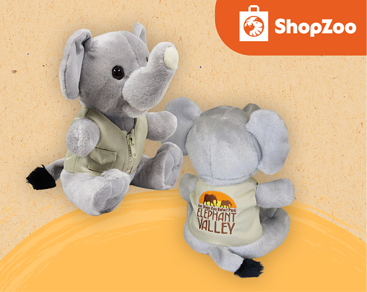 ShopZoo - Elephant plushies with elephant valley merch