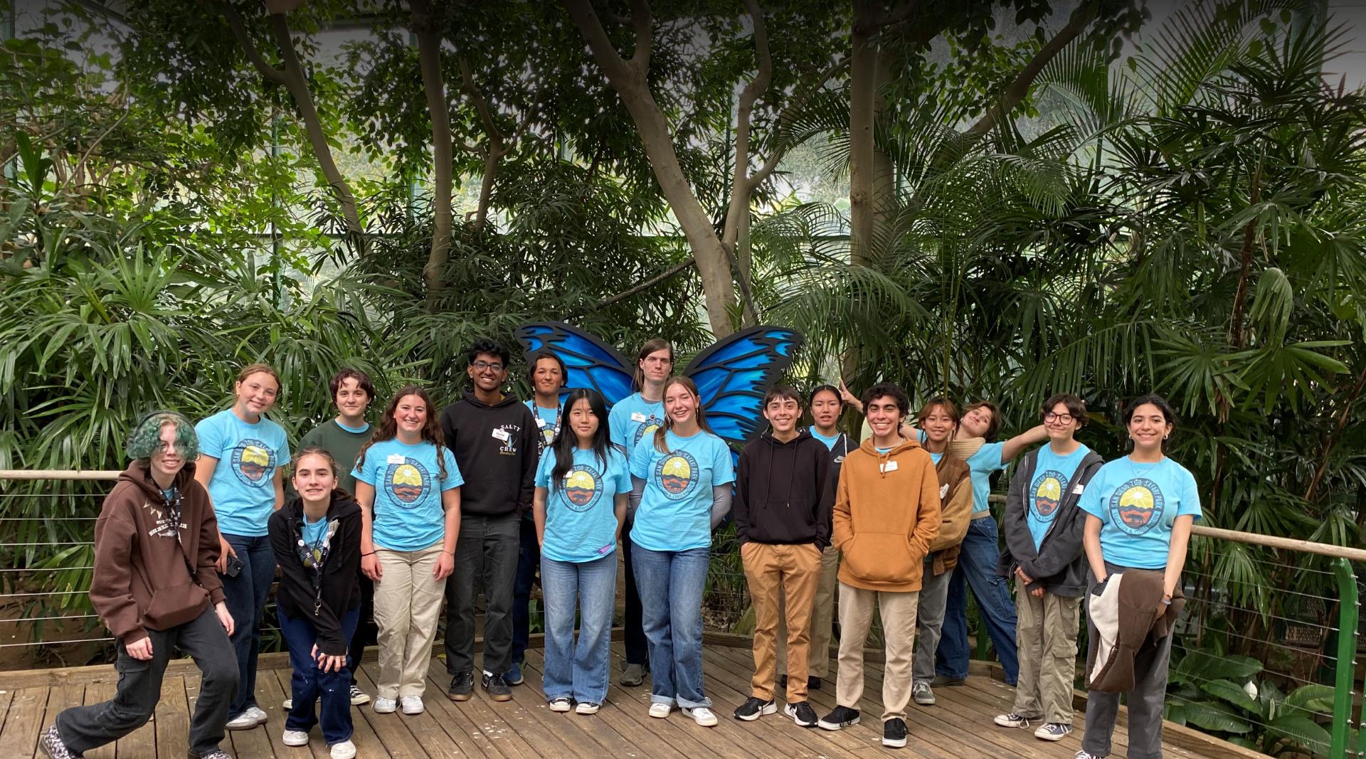 Conservation Corps Participants Having Fun