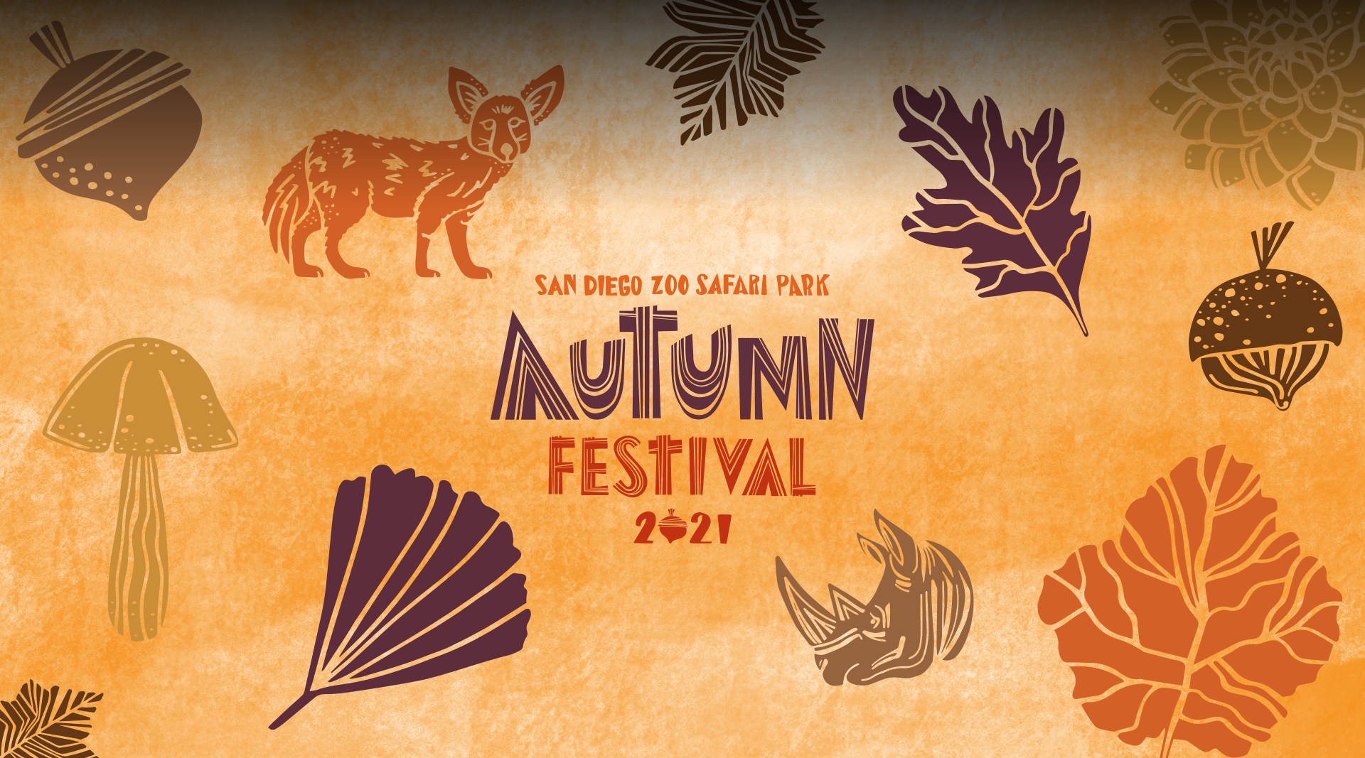 Autumn festival logo and graphics
