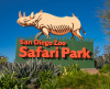 Safari Park rhino entry sign